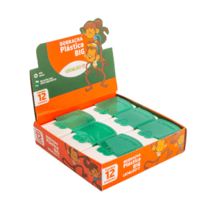 Borracha Branca com Cinta Big Leo&Leo – Caixa com 12 Unidades